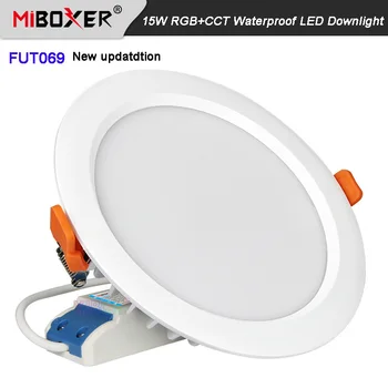 Miboxer New updatdtion FUT069 15W RGB+CCT LED Downlight Moistureproof&Waterproof IP54 AC100~240V Round LED Ceiling Spotlight
Miboxer New updatdtion FUT069 15W RGB+CCT LED Downlight Moistureproof&Waterproof IP54 AC100~240V Round LED Ceiling Spotlight