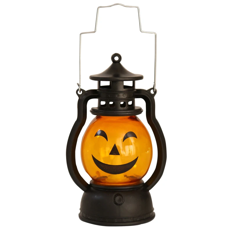 Pumpkin Skull LED Pony Lantern Halloween Decoration Prop Creative Holiday Bar Party Light Oil Lamp | Дом и сад