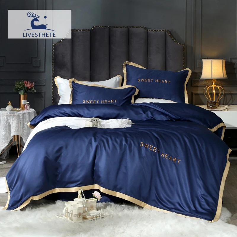 Liv-Esthete Luxury 100% Mulberry Silk Blue Bedding Set Silky Duvet Cover Healthy Skin Pillowcase Double Flat Sheet Bed Linen
Liv-Esthete Luxury 100% Mulberry Silk Blue Bedding Set Silky Duvet Cover Healthy Skin Pillowcase Double Flat Sheet Bed Linen