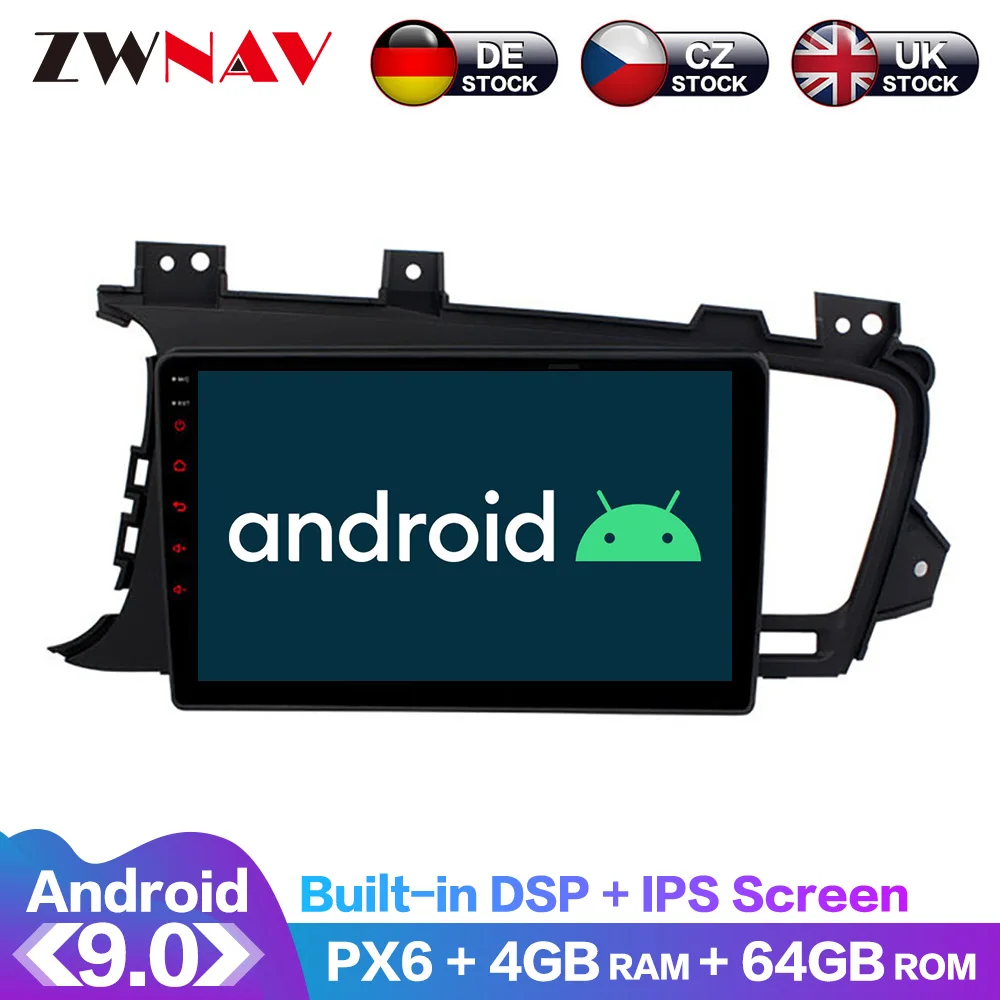 Android 9.0 4+64G PX6 DSP Carplay Radio Car No DVD Player GPS navigation For Kia K5 optima 2011-2015 Head Unit Multimedia
Android 9.0 4+64G PX6 DSP Carplay Radio Car No DVD Player GPS navigation For Kia K5 optima 2011-2015 Head Unit Multimedia
