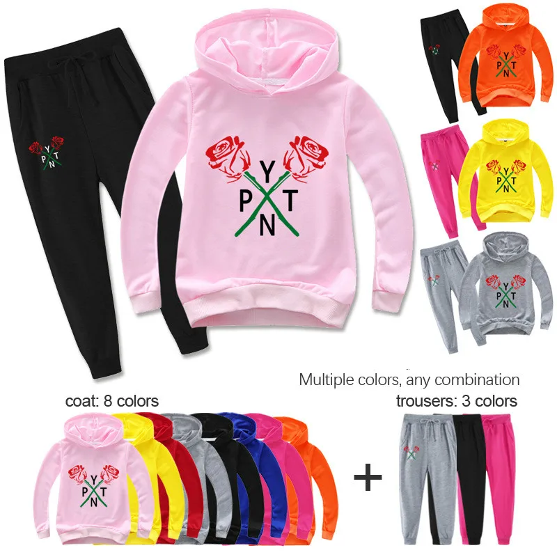 Children Clothing Sets Spring Baby Boy Girl Clothing Set Cartoon Rose Payton Moormeier Harajuku Fashion Hoodie+Pants 2 Pcs Suits
Children Clothing Sets Spring Baby Boy Girl Clothing Set Cartoon Rose Payton Moormeier Harajuku Fashion Hoodie+Pants 2 Pcs Suits