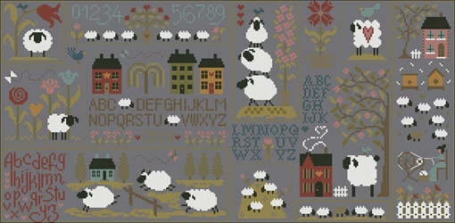 cross stitch kits authentic Egyptian long-staple cotton with needle- from Garden Suite Ranch - the story of the sheep
cross stitch kits authentic Egyptian long-staple cotton with needle- from Garden Suite Ranch - the story of the sheep