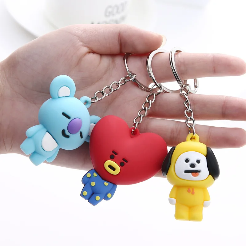 Kpop bts-bangtan boys "Suga" "TATA" etc Personalized Cute Cartoon Keychain Bags Chain For Women Boys Girls Bangtan Accessories
Kpop bts-bangtan boys "Suga" "TATA" etc Personalized Cute Cartoon Keychain Bags Chain For Women Boys Girls Bangtan Accessories