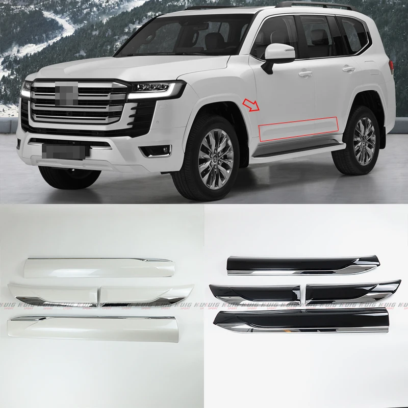 For Toyota Land Cruiser 300 Series LC300 2022 Anti-Scratch Accessories Silver Black ABS Chrome Car Side Door Body Cover Trim
For Toyota Land Cruiser 300 Series LC300 2022 Anti-Scratch Accessories Silver Black ABS Chrome Car Side Door Body Cover Trim