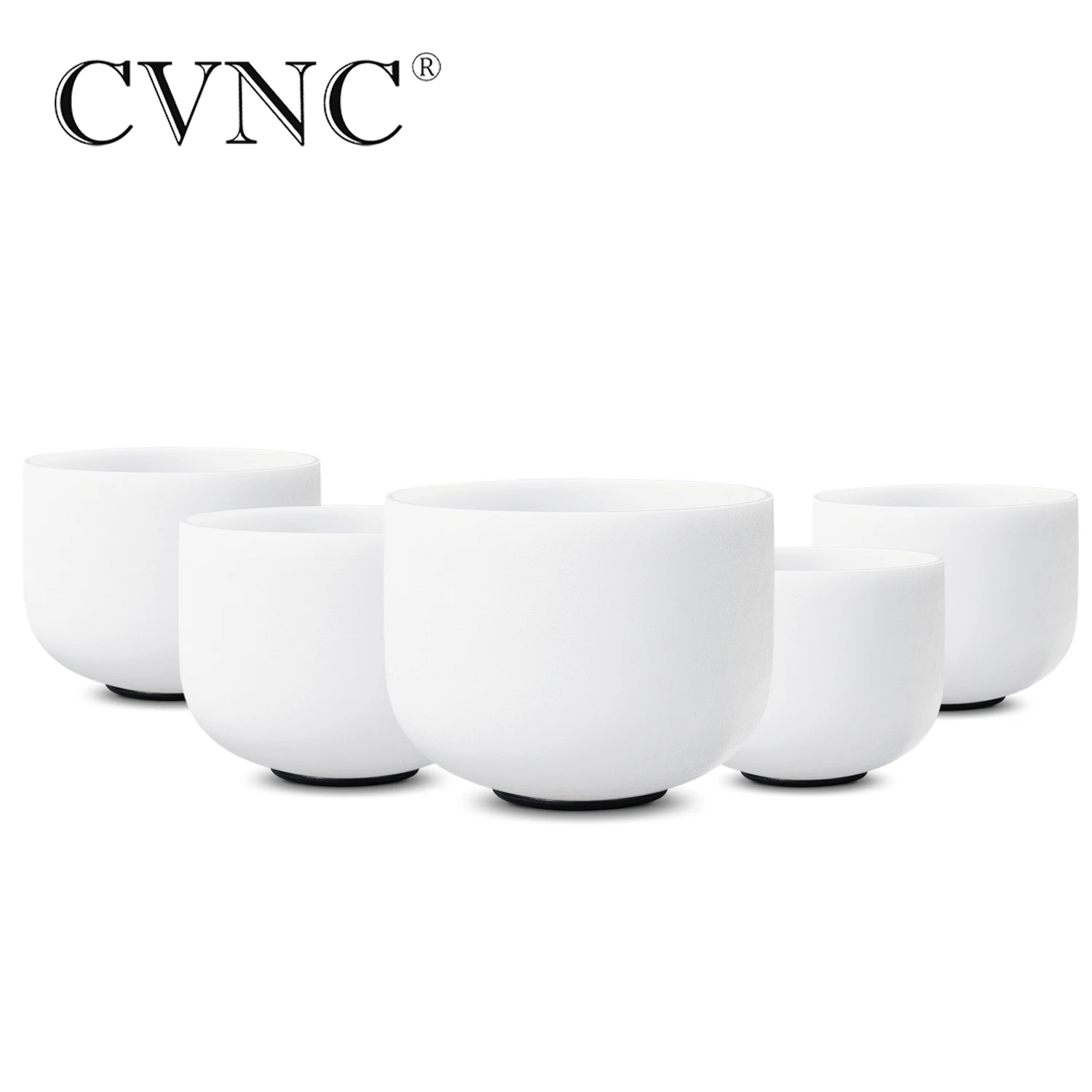CVNC big promotion 10"-14" Chakra Tuned set of 5 Pieces Note C# D# F# G# A# Frosted Quartz Crystal Singing Bowls
CVNC big promotion 10"-14" Chakra Tuned set of 5 Pieces Note C# D# F# G# A# Frosted Quartz Crystal Singing Bowls