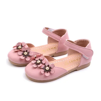 Summer Little Girls Flowers With Rhinestone Princess Covered-toes Half Sandals Casual Soft Floral Children's Kids Leather Flats
Summer Little Girls Flowers With Rhinestone Princess Covered-toes Half Sandals Casual Soft Floral Children's Kids Leather Flats