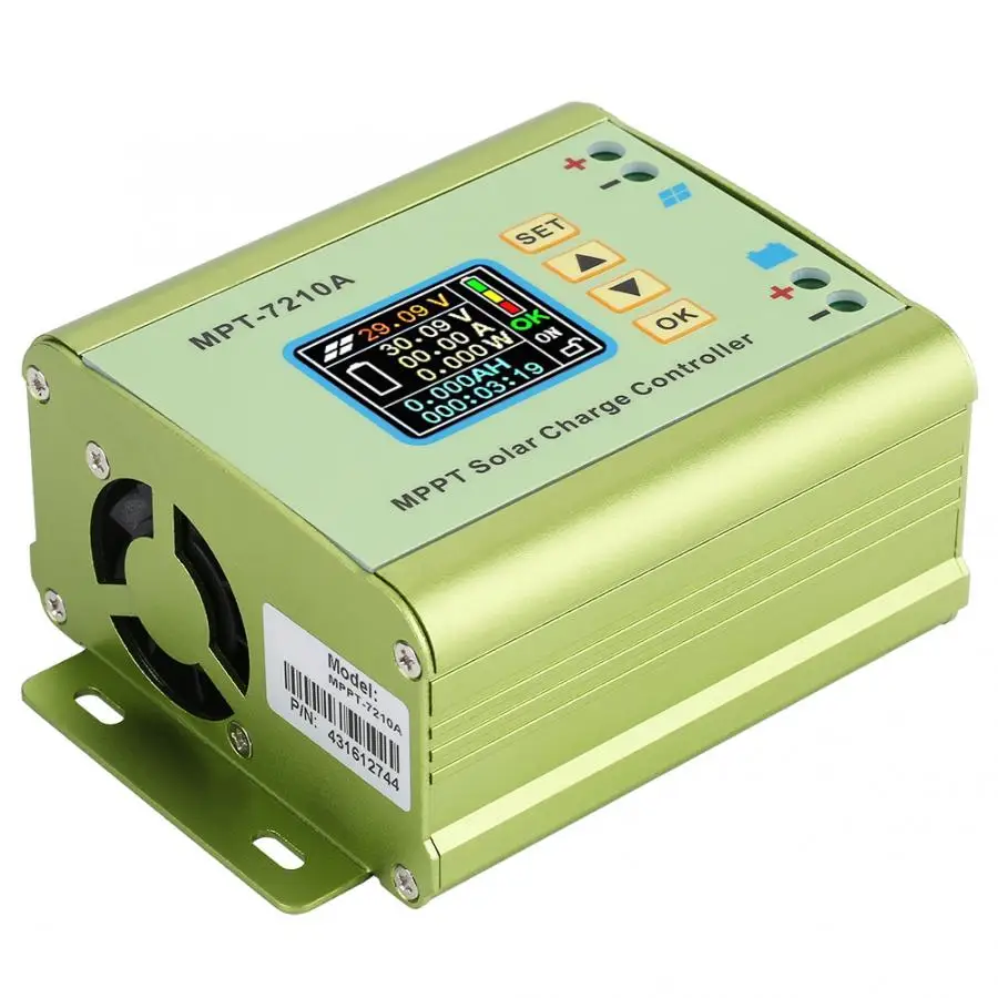 MPPT Контроллер заряда для фотоэлектрических систем ЖК дисплей Дисплей литий