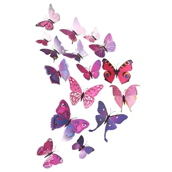 12PCS/set 3D PVC Magnet Butterflies DIY Wall Sticker Refrigerator Magnets Removable Art Decal for Home Decoration
12PCS/set 3D PVC Magnet Butterflies DIY Wall Sticker Refrigerator Magnets Removable Art Decal for Home Decoration
