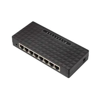LAN Gigabit 1000 Mbps Sturdy Hub Ethernet Switch RJ45 Splitter Desktop 8 Port Self Adaptive Home Unmanaged Network Full Duplex
LAN Gigabit 1000 Mbps Sturdy Hub Ethernet Switch RJ45 Splitter Desktop 8 Port Self Adaptive Home Unmanaged Network Full Duplex