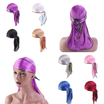 Long Tail Silk hat Durags Turban Bandanas Headdress Satin Cap Edging Headscarf Laser Pirate Hat Bandage Cycling Hats Ribbons Red
Long Tail Silk hat Durags Turban Bandanas Headdress Satin Cap Edging Headscarf Laser Pirate Hat Bandage Cycling Hats Ribbons Red