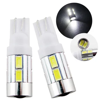 1PCS T10 LED Bulb 12V 7000K Auto Signal Light 5W5 W5W LED SMD 10 SMD 5630 Super Bright White Side Wedge Lamp 194,168
1PCS T10 LED Bulb 12V 7000K Auto Signal Light 5W5 W5W LED SMD 10 SMD 5630 Super Bright White Side Wedge Lamp 194,168