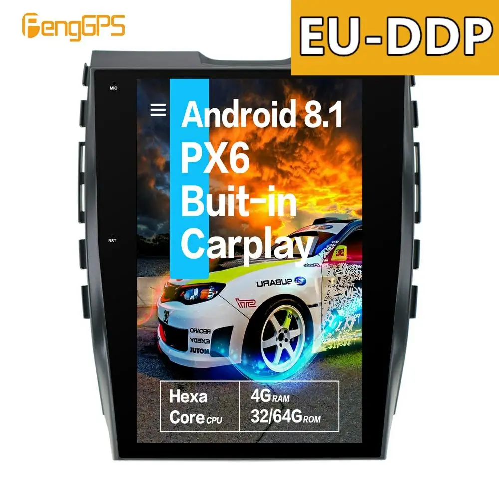 12.1''Vertical screen Tesla Android 8.1 PX6 CARPLAY Car Radio For Ford Edge 2015 2016 2017 2018 GPS Navigation Head unit
12.1''Vertical screen Tesla Android 8.1 PX6 CARPLAY Car Radio For Ford Edge 2015 2016 2017 2018 GPS Navigation Head unit