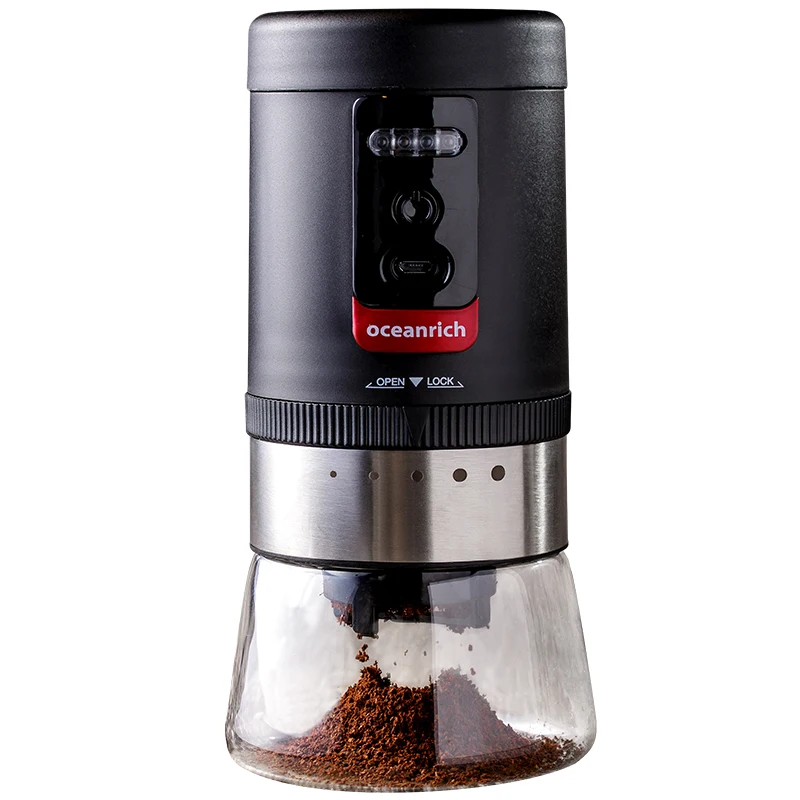 electric coffee grinder rechargeable ceramic burr coarseness 20g adjustable 5 grind settings suitable for kinds of brew method
electric coffee grinder rechargeable ceramic burr coarseness 20g adjustable 5 grind settings suitable for kinds of brew method