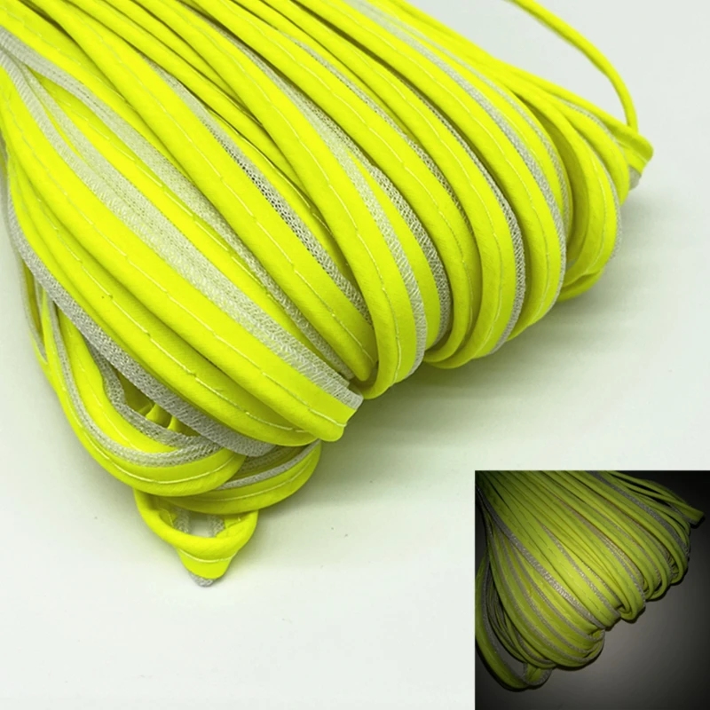 5 ярдов 9 мм светоотражающая лента для шитья веревка листов диванов штор шляп