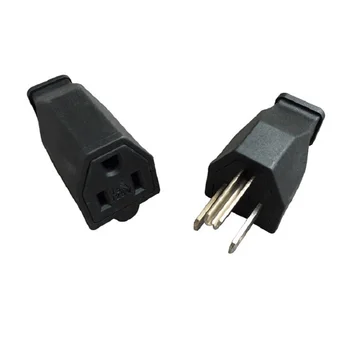 American USA 3Pin Power Plug Socket 15A125V Removable Assembled Wiring Power Cord Plug Male Female Socket Black
American USA 3Pin Power Plug Socket 15A125V Removable Assembled Wiring Power Cord Plug Male Female Socket Black