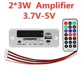 2*3W Amplifier Bluetooth 5.0 MP3 Player Decoder Board 5V Car FM Radio Module Support FM TF USB AUX Handsfree Call Record
2*3W Amplifier Bluetooth 5.0 MP3 Player Decoder Board 5V Car FM Radio Module Support FM TF USB AUX Handsfree Call Record