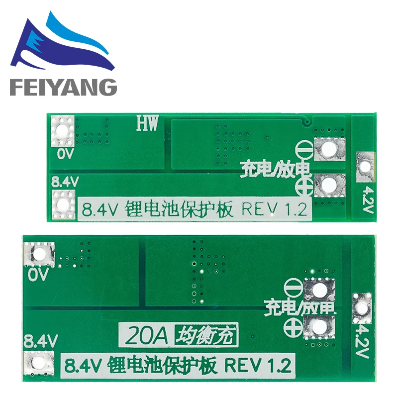 2S 20A 7 4 V 8 18650 литиевая батарея Защитная плата/BMS Стандартная