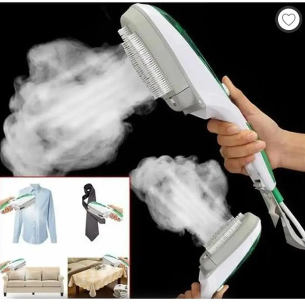 Fast Heat Up Steam Iron Mini Home Handheld Garment Steamer with Brush Measuring Cup
Fast Heat Up Steam Iron Mini Home Handheld Garment Steamer with Brush Measuring Cup