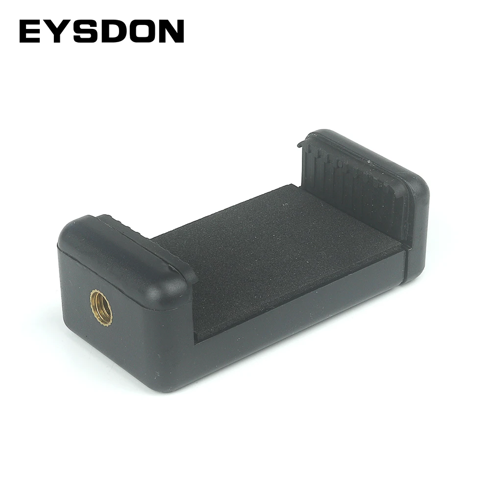 EYSDON Universal Portable Smartphone Holder Clamp Cell Phone Clip Stand with 1/4 Inch Tripod Mount Hole for 53mm ~85mm Width
EYSDON Universal Portable Smartphone Holder Clamp Cell Phone Clip Stand with 1/4 Inch Tripod Mount Hole for 53mm ~85mm Width