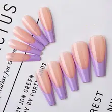 ABS 1Set Premium Long Ballet Nail Patch with Jelly Glue Nail Tips Safe for Party 
ABS 1Set Premium Long Ballet Nail Patch with Jelly Glue Nail Tips Safe for Party