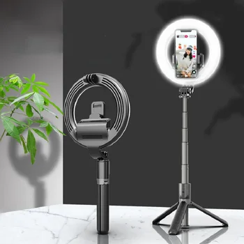 Roreta Wireless bluetooth Selfie Stick Tripod LED Ring Photography Light Foldable Monopod With Remote ShutterFor Android IOS
Roreta Wireless bluetooth Selfie Stick Tripod LED Ring Photography Light Foldable Monopod With Remote ShutterFor Android IOS