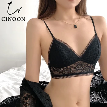 CINOON Sexy Backless Strapless Bra Push Up Bras Brassiere Low Back Underwear multi-wear halter Lace Bralette Dots Mesh Lingerie
CINOON Sexy Backless Strapless Bra Push Up Bras Brassiere Low Back Underwear multi-wear halter Lace Bralette Dots Mesh Lingerie