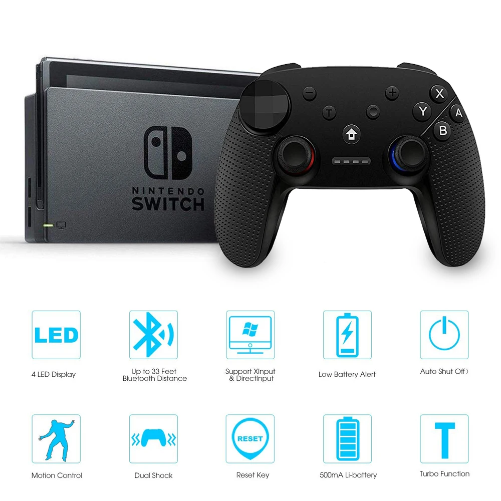Switch Pro Game Controller Video Game Accessories Joystick For Nintendo Switch Pro Controller
Switch Pro Game Controller Video Game Accessories Joystick For Nintendo Switch Pro Controller