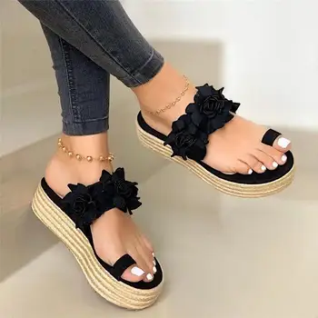 2020 Flower Women Slippers Summer Shoes Flip-flops Beach Ladies Sandals Shoes Women Slippers Shoes Flat Flip Flops Casual Mujer
2020 Flower Women Slippers Summer Shoes Flip-flops Beach Ladies Sandals Shoes Women Slippers Shoes Flat Flip Flops Casual Mujer
