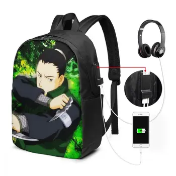 Nara Shikamaru Custom Japanese Anime Naruto Print Cartoon Image paiting USB Backpack 17 In
Nara Shikamaru Custom Japanese Anime Naruto Print Cartoon Image paiting USB Backpack 17 In