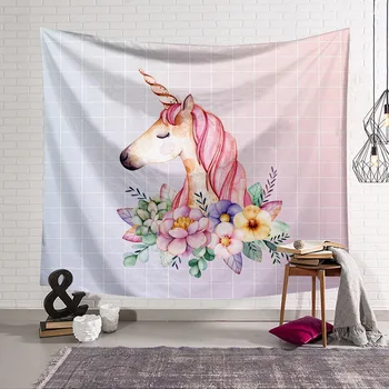 Garland Unicorn Tapestry 3D Printing Tapestrying Rectangular Home Decor Wall Hanging 01
Garland Unicorn Tapestry 3D Printing Tapestrying Rectangular Home Decor Wall Hanging 01