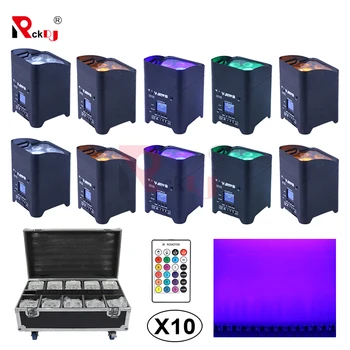 10pcs With Flightcase Battery Wireless DMX Wifi LED Par Light Remote Control 6*18W Higt Brightness LEDs Decorative Battery Light
10pcs With Flightcase Battery Wireless DMX Wifi LED Par Light Remote Control 6*18W Higt Brightness LEDs Decorative Battery Light