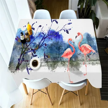 3D Colorful Natural Scenery Flamingo Ink pattern Tablecloth Thicken Rectangular/Round Table Cloth for Wedding Picnic Party
3D Colorful Natural Scenery Flamingo Ink pattern Tablecloth Thicken Rectangular/Round Table Cloth for Wedding Picnic Party