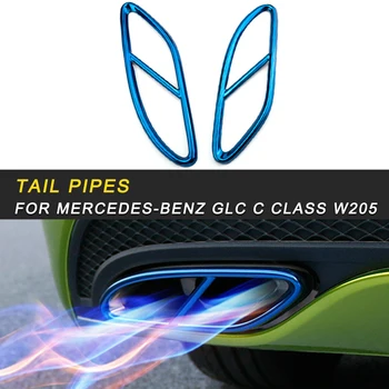 Tail Pipes Exhaust Pipe Cover Trim Frame Sticker Exterior Accessories for Mercedes Benz C Class W205 2016-2019 Auto Car
Tail Pipes Exhaust Pipe Cover Trim Frame Sticker Exterior Accessories for Mercedes Benz C Class W205 2016-2019 Auto Car