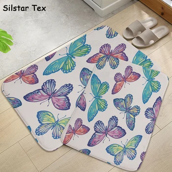 Silstar Tex Colorful Butterfly Pattern Mat Carpet Modern Home Washable Rug Kitchen Toilet Scrape Floor Protector Non-slip
Silstar Tex Colorful Butterfly Pattern Mat Carpet Modern Home Washable Rug Kitchen Toilet Scrape Floor Protector Non-slip