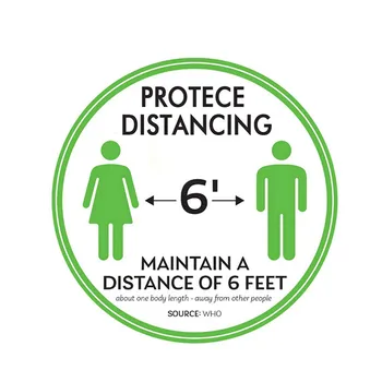 Social Distancing Floor Decals Stand Here Protece Distancing Keep 6ft Safety Floor Sign Marker LHB99
Social Distancing Floor Decals Stand Here Protece Distancing Keep 6ft Safety Floor Sign Marker LHB99