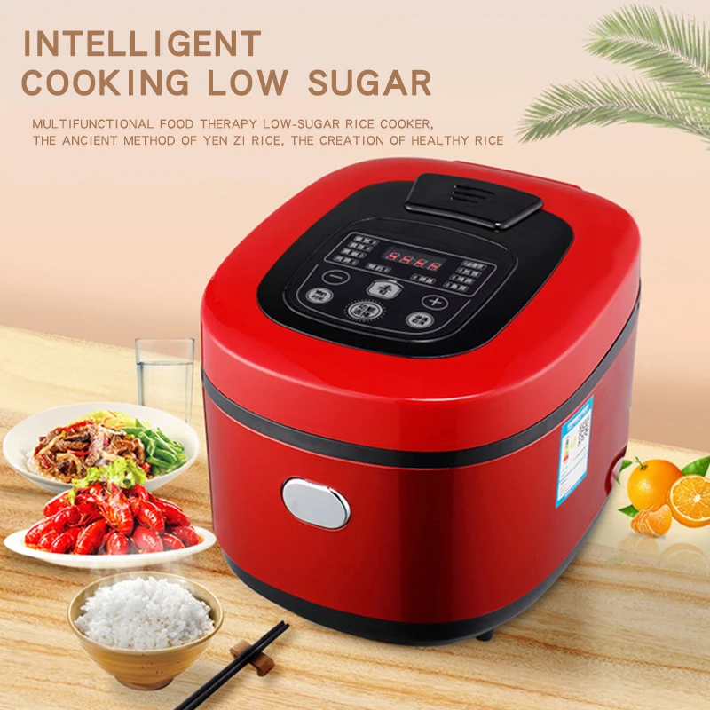 5L Rice Cooker Intelligent De-sugar Rice Cooking Machine Multi Household Kitchen Electric Rice Soup Steam Cake Porridge Maker
5L Rice Cooker Intelligent De-sugar Rice Cooking Machine Multi Household Kitchen Electric Rice Soup Steam Cake Porridge Maker