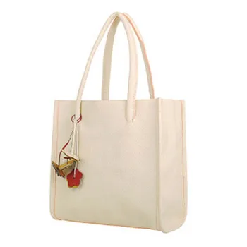 Fashion Girls Handbags Trendy Leather Shoulder Bag Candy Color Flowers Totes White 
Fashion Girls Handbags Trendy Leather Shoulder Bag Candy Color Flowers Totes White
