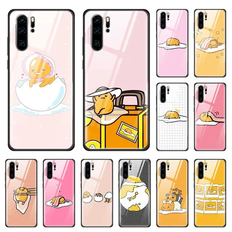 Tempered Glass Phone Case Cover for Huawei P10 P20 P30 Lite Pro 2019 Mate 10 20 Lite Pro Soft Edge Gudetama Lazy Egg
Tempered Glass Phone Case Cover for Huawei P10 P20 P30 Lite Pro 2019 Mate 10 20 Lite Pro Soft Edge Gudetama Lazy Egg
