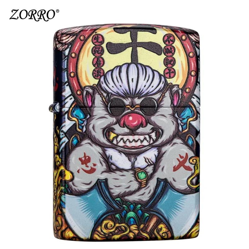 Lighter lighter creative Chinese style flat head brother color paint grinding wheel personality kerosene lighter
Lighter lighter creative Chinese style flat head brother color paint grinding wheel personality kerosene lighter
