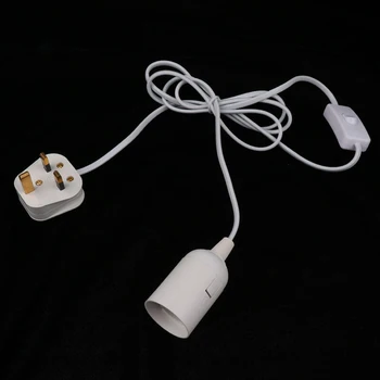 Flame Retardant PVC Lamp Holder Socket For E27 Light Base UK Plug For Home, Company, Factory Use, Easy To Install And Move
Flame Retardant PVC Lamp Holder Socket For E27 Light Base UK Plug For Home, Company, Factory Use, Easy To Install And Move