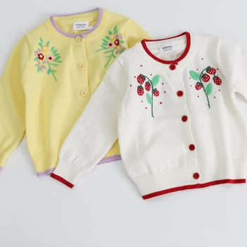 Kids Embroidery Cardigan Tops Toddler Baby Girls Sweaters Infant Baby Girls Cardigan Tops Autumn Kids Knitting Coat
Kids Embroidery Cardigan Tops Toddler Baby Girls Sweaters Infant Baby Girls Cardigan Tops Autumn Kids Knitting Coat