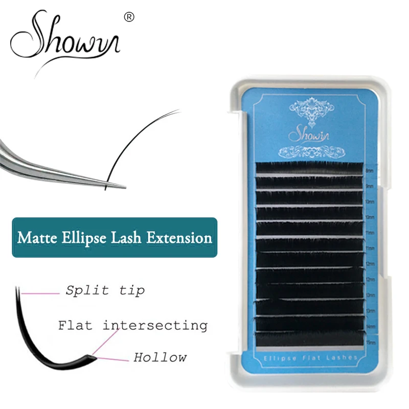 Individual Ellipse False Flat Matte Split Tip profession Soft Lashes Volume Eyelash Extensions 0.15 0.20 Softer Ellipse Flat
Individual Ellipse False Flat Matte Split Tip profession Soft Lashes Volume Eyelash Extensions 0.15 0.20 Softer Ellipse Flat