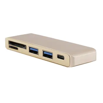 Type-C 3.1 USB HUB Transmission Card Reader High-speed Memory Card Reader U disk Data Read Support For MACBOOK Charging
Type-C 3.1 USB HUB Transmission Card Reader High-speed Memory Card Reader U disk Data Read Support For MACBOOK Charging