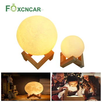 Dimmable 3D Print Rechargeable Moon Lamp LED Night Light Creative Touch Switch Moon Light For Bedroom Decoration Birthday Gift
Dimmable 3D Print Rechargeable Moon Lamp LED Night Light Creative Touch Switch Moon Light For Bedroom Decoration Birthday Gift