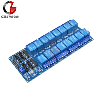 16 Channel 5V Relay Shield Module with optocoupler LM2576 Power supply for Arduino
16 Channel 5V Relay Shield Module with optocoupler LM2576 Power supply for Arduino