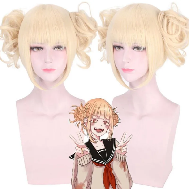 My Hero Academia Himiko Toga JK Cosplay Gold Wig Head Costume Boku no Hero Academia Wig Halloween Party Wigs
My Hero Academia Himiko Toga JK Cosplay Gold Wig Head Costume Boku no Hero Academia Wig Halloween Party Wigs