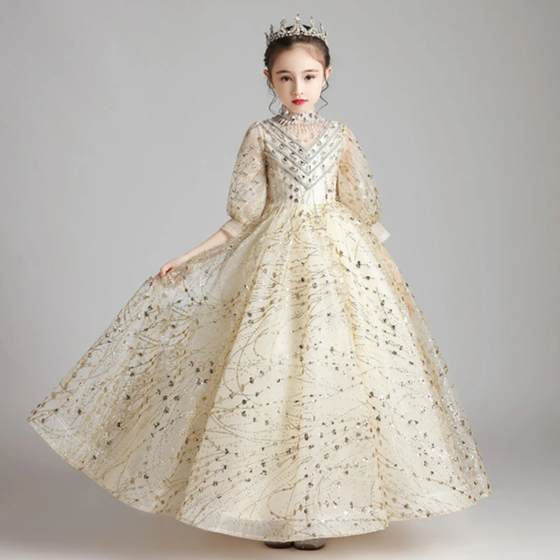 Платья для девочек, Юбки принцессы, высококачественные вечерние платья для подиума, юбки для девочек с цветами, детские костюмы для пианино, вечерние платья для ведущих 
Платья для девочек, Юбки принцессы, высококачественные вечерние платья для подиума, юбки для девочек с цветами, детские костюмы для пианино, вечерние платья для ведущих