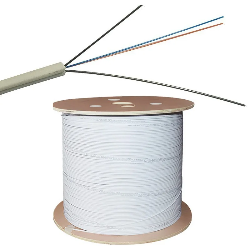 1000m Indoor Rubber-covered Wire Optical Cable Double Core GJXH-2B6 Optical Fiber Cable Produced By High Quality In China
1000m Indoor Rubber-covered Wire Optical Cable Double Core GJXH-2B6 Optical Fiber Cable Produced By High Quality In China