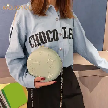Personality Handbag 2019 New Small Round Bag Female pu Shoulder Bag Flower Elegant Women Leather Small Shoulder Bag Dropshipping
Personality Handbag 2019 New Small Round Bag Female pu Shoulder Bag Flower Elegant Women Leather Small Shoulder Bag Dropshipping