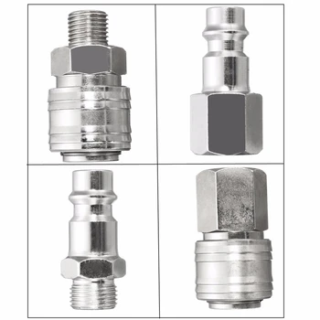 6pcs Euro Air Hose Compressor Fittings Connector Parts High Pressure Male Quick Release 1/4" BSP Compressor Accessories Tools
6pcs Euro Air Hose Compressor Fittings Connector Parts High Pressure Male Quick Release 1/4" BSP Compressor Accessories Tools